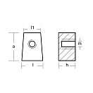 Купить Цинковый анод Tecnoseal 01916 26x35x23мм кубический для подвесных моторов Selva 7ft.ru в интернет магазине Семь Футов