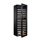 Купить Винный шкаф двухзонный отдельностоящий Libhof Gourmet GMD-83 Slim 595х486х1658мм на 83 бутылки компрессорный черный с синей подсветкой с угольным фильтром 7ft.ru в интернет магазине Семь Футов