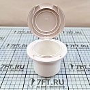 Купить Встраиваемый бокс для водопроводного крана круглый Nuova Rade 42576 с крышкой белый 7ft.ru в интернет магазине Семь Футов
