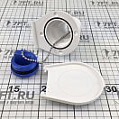 Купить Горловина заливная Nuova Rade 196275 80x93x72мм под шланг Ø38мм для воды с откидной крышкой 84x98мм из белого пластика 7ft.ru в интернет магазине Семь Футов