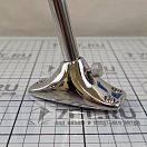 Купить Флагшток из нержавеющей стали конусный 400мм Ø14мм с основанием из нержавеющей стали, Osculati 35.390.02 7ft.ru в интернет магазине Семь Футов