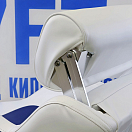 Купить Судовое кресло Newstarmarine Premium Captain's Bucket 75177WB 620x570x550мм без стойки обивка из бело-синего винила 7ft.ru в интернет магазине Семь Футов