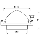 Купить Светильник потолочный позолоченный Foresti & Suardi 2207.SMD.DS.4000 Led 10 - 30 В 2,5 Вт пескоструйная обработка стекла 7ft.ru в интернет магазине Семь Футов