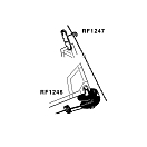 Купить Вертлюг с защитой штага Ronstan RF1247 2600кг для стаксель-фала из нержавеющей стали AISI316 7ft.ru в интернет магазине Семь Футов