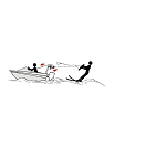Купить Карабин для катания на водных лыжах 59,5мм Ø15,8мм 150/800 кг из нержавеющей стали AISI316, Osculati 09.525.00 7ft.ru в интернет магазине Семь Футов