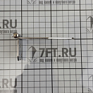 Купить Петля асимметричная Marine Rocket 52584 130х40х2мм из полированной нержавеющей стали AISI304 7ft.ru в интернет магазине Семь Футов