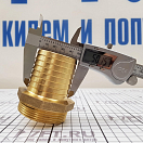 Купить Штуцер прямой из латуни Vetus V-quipment SLP251 под шланг 50 мм резьба 2" 7ft.ru в интернет магазине Семь Футов