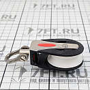 Купить Блок одношкивный универсальный Ronstan RF41100 шкив Ø40мм 400/1000кг для троса Ø10мм с вертлюгом и скобой 7ft.ru в интернет магазине Семь Футов