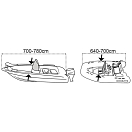 Купить Чехол водонепроницаемый для моторной и резиновой лодки TREM Covy Lux O4270780 MAXI 7 - 7,8 м и 6,4 - 7 м серый в сумке 7ft.ru в интернет магазине Семь Футов