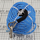 Купить Якорный трос Trac Outdoors T10118 69080 Ø5ммx30м 363кг без цепи из голубого нейлона и коушем с проушиной из нержавеющей стали AISI316 7ft.ru в интернет магазине Семь Футов