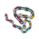 Купить Система маркировки цепи 12мм красного цвета 8 вставок Chain Rainbow, Osculati 01.500.12RO 7ft.ru в интернет магазине Семь Футов