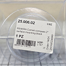 Купить Компас Riviera Comet 2" 81x42,5мм с черной конической картушкой в черном корпусе для установки на горизонтальную плоскость, Osculati 25.006.02 7ft.ru в интернет магазине Семь Футов