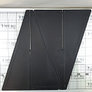 Купить Сигнальный конус Homer 073646 460х330мм из чёрного пластика 7ft.ru в интернет магазине Семь Футов