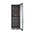 Купить Винный шкаф двухзонный с демонстрационной полкой Libhof Sommelier SOD-160 Silver 595х680х1770мм на 160 бутылок серебристый встраиваемый/отдельностоящий 7ft.ru в интернет магазине Семь Футов