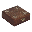 Купить Игра крестики-нолики в деревянной коробке Nauticalia 7211 100х100х40мм 7ft.ru в интернет магазине Семь Футов