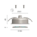 Купить Светильник галогеновый Foresti & Suardi Octans Borealis C 8530.C Halogen 12/24 В G4 макс. 20 Вт с диммером 7ft.ru в интернет магазине Семь Футов