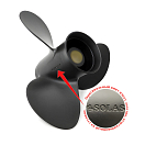 Купить Винт гребной трёхлопастной Solas Amita 3-C Plus 5311-114-15 Ø289,56мм(11,4") шаг 15" правостороннее вращение из алюминия с резиновой втулкой для лодочных моторов Tohatsu/Nissan 35-50л.с. 7ft.ru в интернет магазине Семь Футов