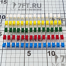 Купить Комплект для маркировки цепи 6мм Chain Rainbow 70 вставок ассорти из разных цветов, Osculati 01.501.06 7ft.ru в интернет магазине Семь Футов