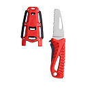 Купить Спасательный нож с ножнами Wichard Offshore Rescue 10194 190 мм красный для судов, купить спасательное снаряжение в интернет-магазине 7ft.ru в интернет магазине Семь Футов