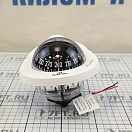 Купить Компас Plastimo Offshore 95 65737 12/24В для судна 6-10м c чёрной конической картушкой Ø81мм в белом корпусе Ø128x111мм горизонтальный врезной монтаж 7ft.ru в интернет магазине Семь Футов
