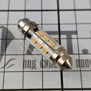 Купить Лампочка светодиодная Festoon 12В 1.4Вт 38мм тёплый белый 3000К комплект 2шт, Osculati 14.301.22 7ft.ru в интернет магазине Семь Футов