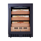 Купить Шкаф для сигар/хьюмидор компрессорный встраиваемый Libhof BR-650 Black 595х578х820мм на 650 шт. черный с белой подсветкой 7ft.ru в интернет магазине Семь Футов