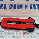 Купить Автоматический надувной спасательный жилет Ocean Safety LIF7573 Kru XF 150 N красный со страховочным поясом 7ft.ru в интернет магазине Семь Футов