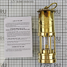 Купить Лампа Дэви шахтерская Weems&Plath Mini Yacht Lamp №600 Ø64x178мм 60мл/до12ч масляная/керосиновая для Благодатного и Олимпийского огня из полированной латуни 7ft.ru в интернет магазине Семь Футов