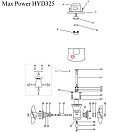 Купить Опора двигателя Max Power 310370 для ПУ CT325/HYD325 7ft.ru в интернет магазине Семь Футов