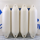 Купить Комплект из 4-х надувных цилиндрических кранцев Polimer Group MF15604P 15х60см 1,3кг из белого пластика общий вес 6кг 7ft.ru в интернет магазине Семь Футов
