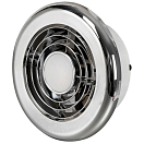 Купить Вытяжной вентилятор с встроенным LED светильником SwiftAir SW-DC24V-4R2 Ø140мм 24В 1,5/4,8Вт 7,2м3/ч 6000К с декоративными кольцами из белого и хромированного АБС-пластика, Osculati 13.582.24 7ft.ru в интернет магазине Семь Футов