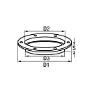 Купить Кольцо для палубного фонаря 208мм 18мм Toplicht 2417-150 из бронзы 7ft.ru в интернет магазине Семь Футов