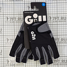 Купить Перчатки спортивные Gill Deckhand 7043L с открытыми пальцами размер L черные из нейлона/полиуретана 7ft.ru в интернет магазине Семь Футов