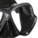 Купить Маска для плавания двухлинзовая для взрослых Mares X-Vision 411053 черный/черный 7ft.ru в интернет магазине Семь Футов
