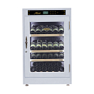Купить Винный шкаф однозонный отдельностоящий Libhof Noblest NP-43 White 640х610х1020мм на 43 бутылки из американского дуба белый с белой подсветкой 7ft.ru в интернет магазине Семь Футов