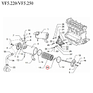 Купить Прокладка теплообменника Vetus VFP01530 для двигателей VF4.140/VF4.170/VF5.220/VF5.250 7ft.ru в интернет магазине Семь Футов