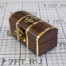 Купить Сундук Nauticalia 7204 100x50x40мм из дерева и латуни 7ft.ru в интернет магазине Семь Футов