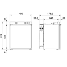 Купить Абсорбционный холодильник с петлями слева Dometic RM 5310 9105703857 486 x 618 x 474 мм 60 л работает от аккумулятора 7ft.ru в интернет магазине Семь Футов