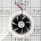 Купить Вытяжной вентилятор с встроенным LED светильником SwiftAir SW-DC24V-4R2 Ø140мм 24В 1,5/4,8Вт 7,2м3/ч 6000К с декоративными кольцами из белого и хромированного АБС-пластика, Osculati 13.582.24 7ft.ru в интернет магазине Семь Футов