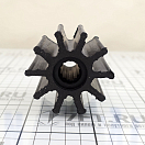 Купить Крыльчатка/импеллер CEF 500161 Ø65x68,5мм посадочное Ø14,29/16мм со шлицами 10 лопастей 23 профиль из чёрного неопрена для двигателей Yanmar, Mercruiser и Jabsco 7ft.ru в интернет магазине Семь Футов