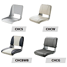 Купить Складное судовое кресло Vetus V-quipment Crew CHCBWB 482 x 435 x 470 мм белое с синей вставкой поставляется без стойки 7ft.ru в интернет магазине Семь Футов