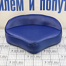 Купить Сиденье Newstarmarine Pro Casting Seat 75104B 290x380x100мм из пластмассы с синей виниловой обивкой 7ft.ru в интернет магазине Семь Футов