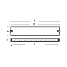 Купить Цинковый анод Tecnoseal 01113 205x35x18мм пластинчатый для двигателей Yamaha 40-90лс 7ft.ru в интернет магазине Семь Футов