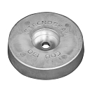 Купить Цинковый анод Tecnoseal 00130C Ø140x30мм дисковый с латунным болтом, прокладкой и заглушкой для кормы 7ft.ru в интернет магазине Семь Футов