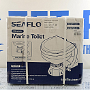 Купить Компактный судовой унитаз с электрической прокачкой SEAFLO SFMTE1-01 12В 490х445х430мм чаша из белой керамики и сиденье из дерева с эмалевым покрытием 7ft.ru в интернет магазине Семь Футов