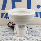 Купить Компактный судовой унитаз с электрической прокачкой SEAFLO SFMTE1-01 12В 490х445х430мм чаша из белой керамики и сиденье из дерева с эмалевым покрытием 7ft.ru в интернет магазине Семь Футов