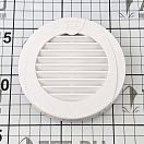 Купить Решётка вентиляционная Nuova Rade 47515 Ø76мм из белого пластика 7ft.ru в интернет магазине Семь Футов