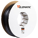 Купить Защитный кабельный рукав Elematic T70 из чёрного ПВХ 6 x 6.8 x 0.4 мм 200 м, Osculati 14.132.06 7ft.ru в интернет магазине Семь Футов