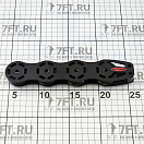 Купить Палубный органайзер Ronstan Серия 40 RF41841 на 4 шкива Ø40мм 500/1000кг из черного ацеталя под трос Ø12мм для судов до 11м 7ft.ru в интернет магазине Семь Футов