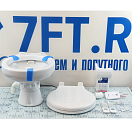 Купить Электрический сверхкомпактный туалет Evolution Space Saver 330 x 420 x 335 мм 12 В, Osculati 50.245.12 7ft.ru в интернет магазине Семь Футов